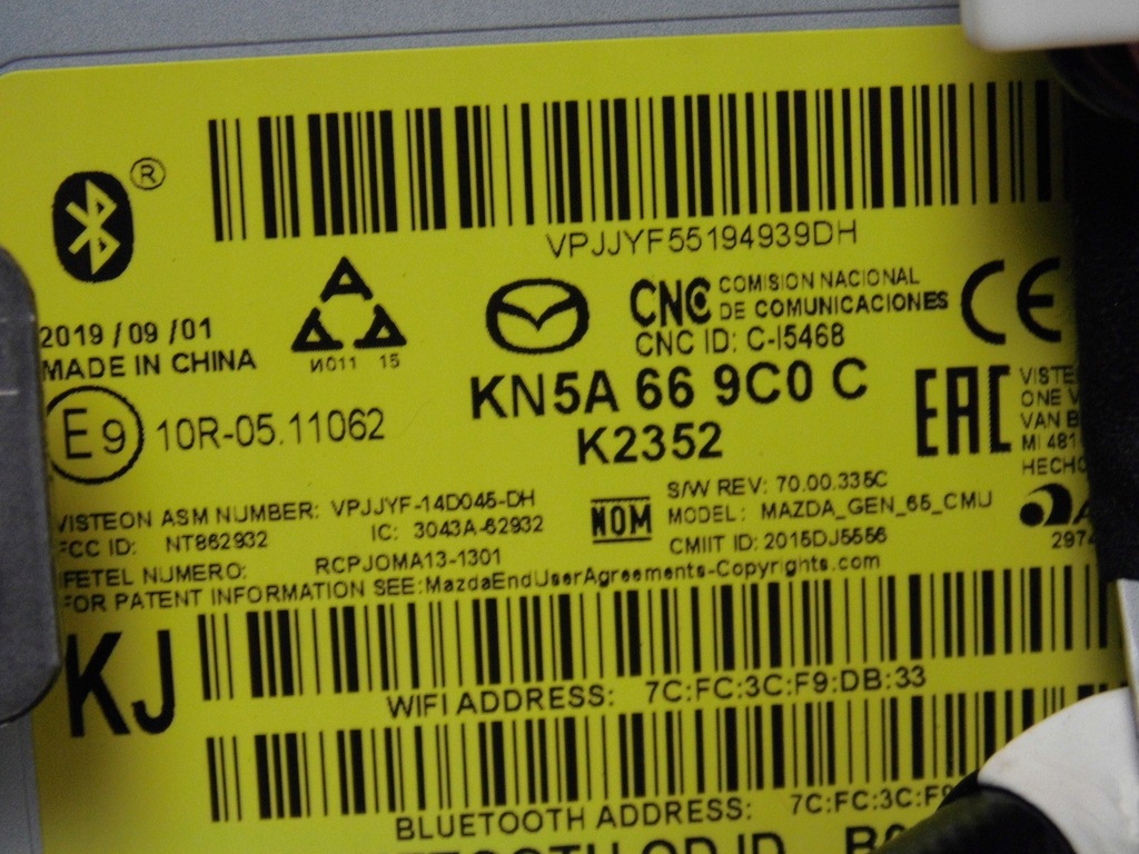 фото №10, Mazda cx-5 ii kf навігація модуль дисплей