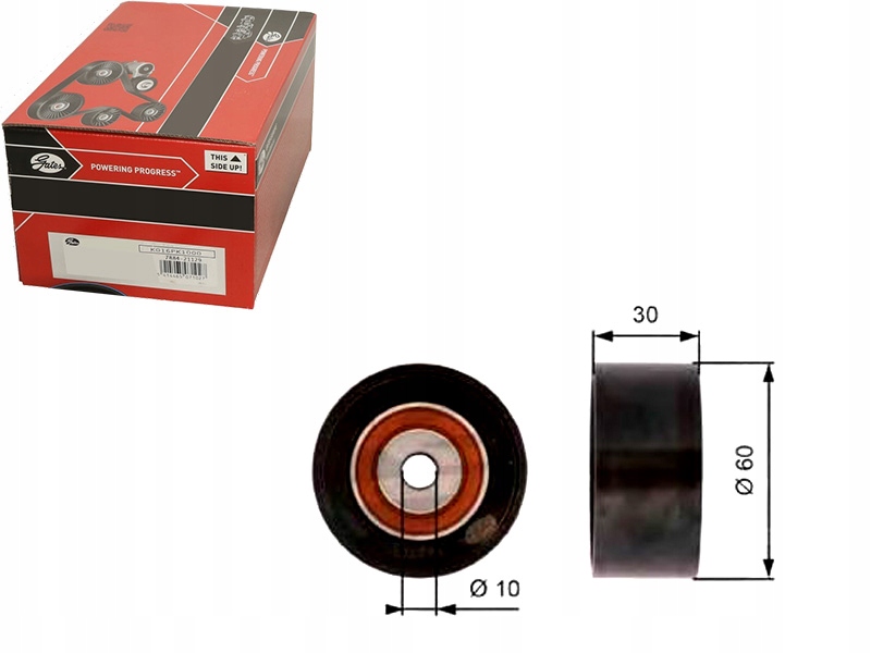 Колесо напрямна ремінь citroen c3 1.4 02- Недорого