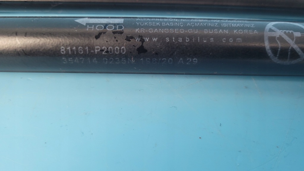 фото №10, Kia sorento iv 20r привод амортизатор капот 81161-p2000