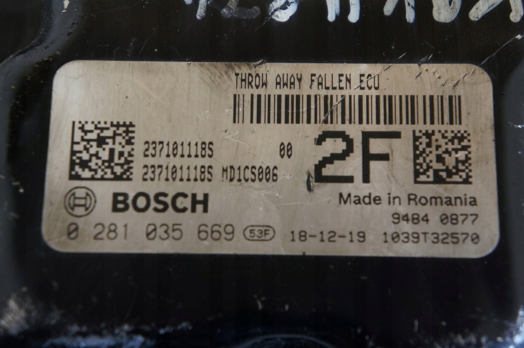 фото №4, Блок управления двигателя бортовой компьютер renault dacia