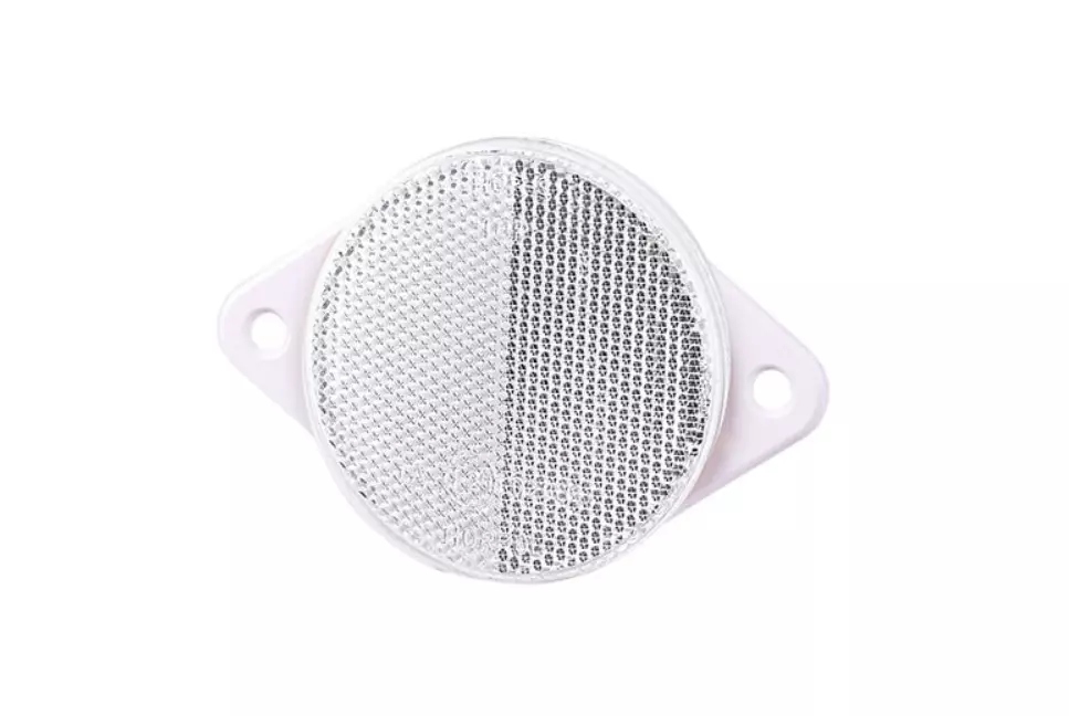 фото №1, Отражатель круглый белый винтовой с uszami lublin