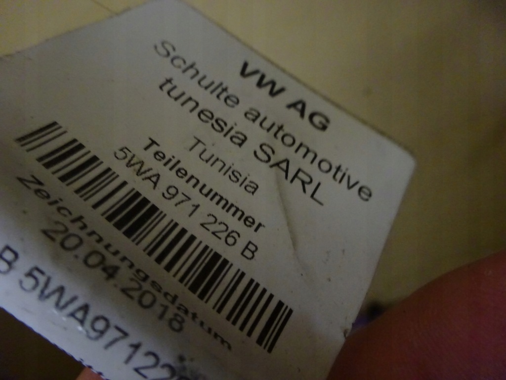 фото №10, Vw golf 8 жгут аккумулятор 5wa971227d 5wa971227d