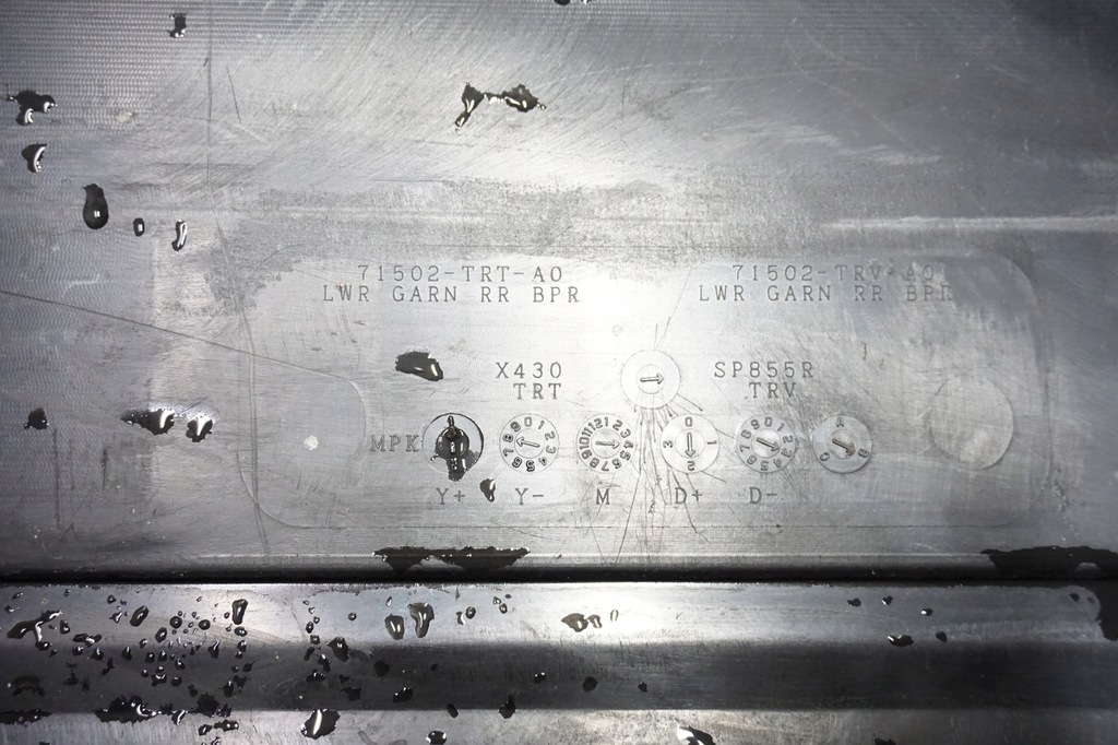 фото №9, Honda clarity 2017 - 2021 бампер задня задній нижній спойлер usa