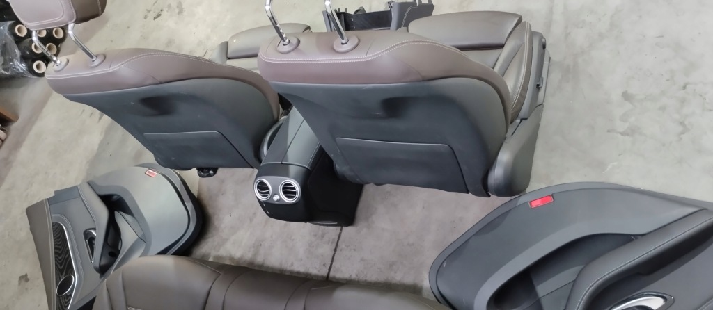 фото №12, Сидіння заднє сидіння обшивки оббивка коричневий mercedes glc w253 suv x253 253