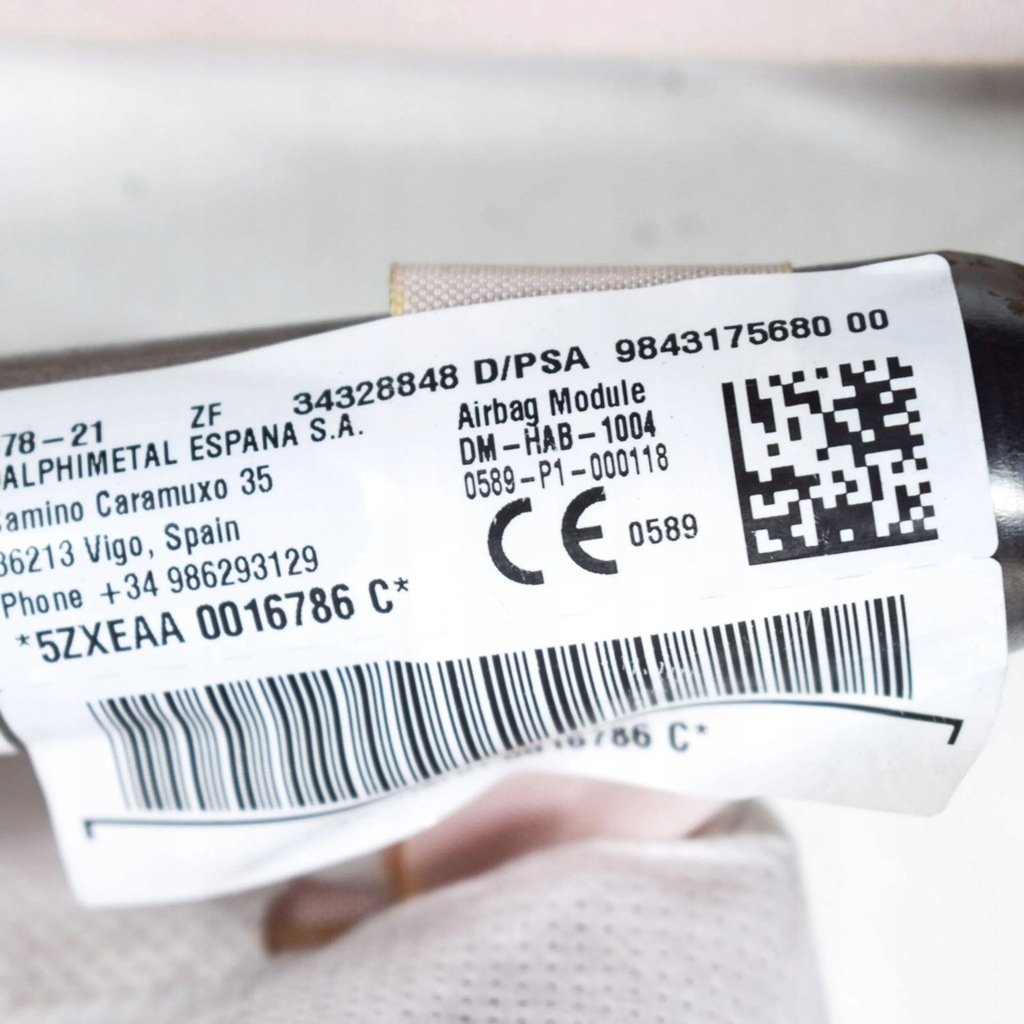 фото №7, Opel mokka b 2021 левая сторона шторка безопасности подушка безопасности