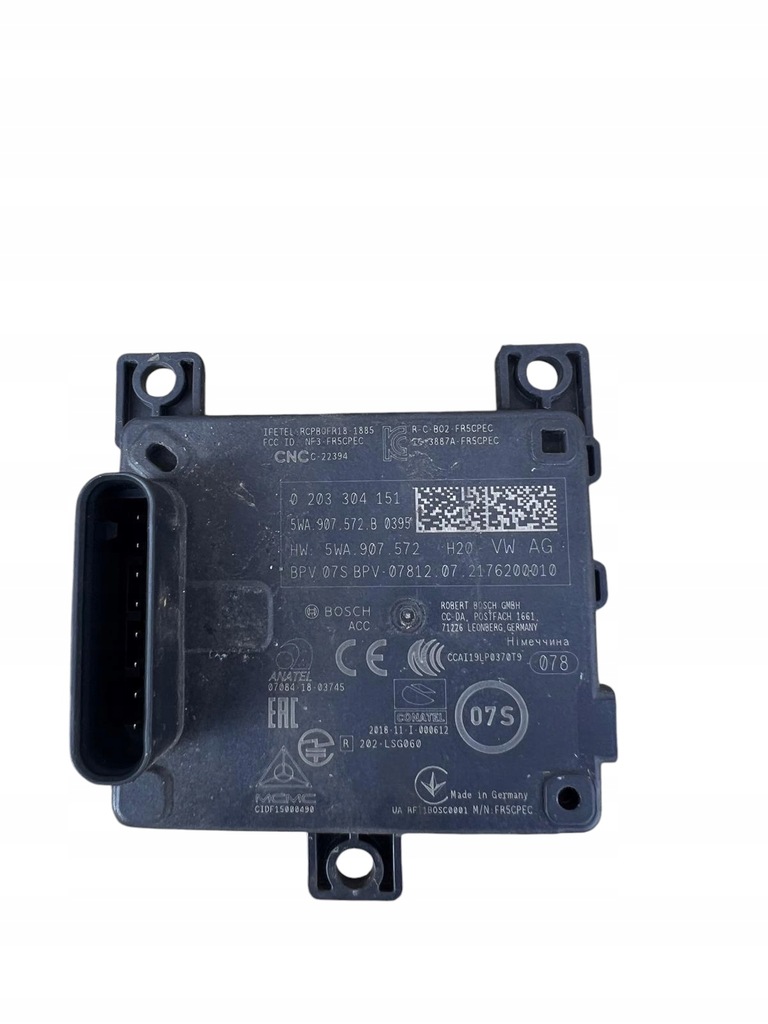 фото №1, Audi vw skoda seat 5wa907572b радар датчик acc