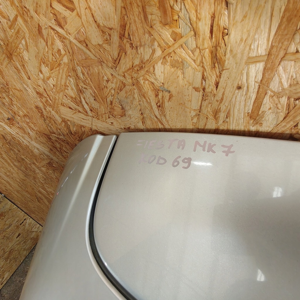 фото №9, Крышка багажника багажника задняя задняя ford fiesta mk7 mk-7 серебристая