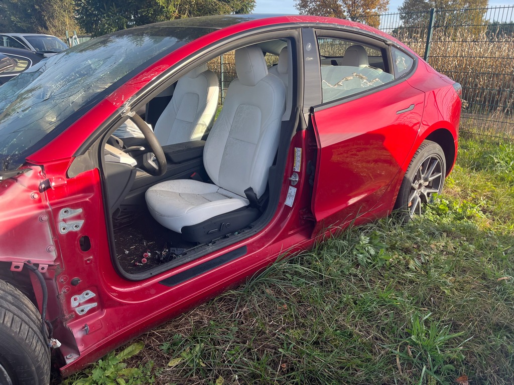 фото №7, Tesla 3 lift крыло крыша задняя с крыша kompletny крышка багажника бампер лампа ppmr