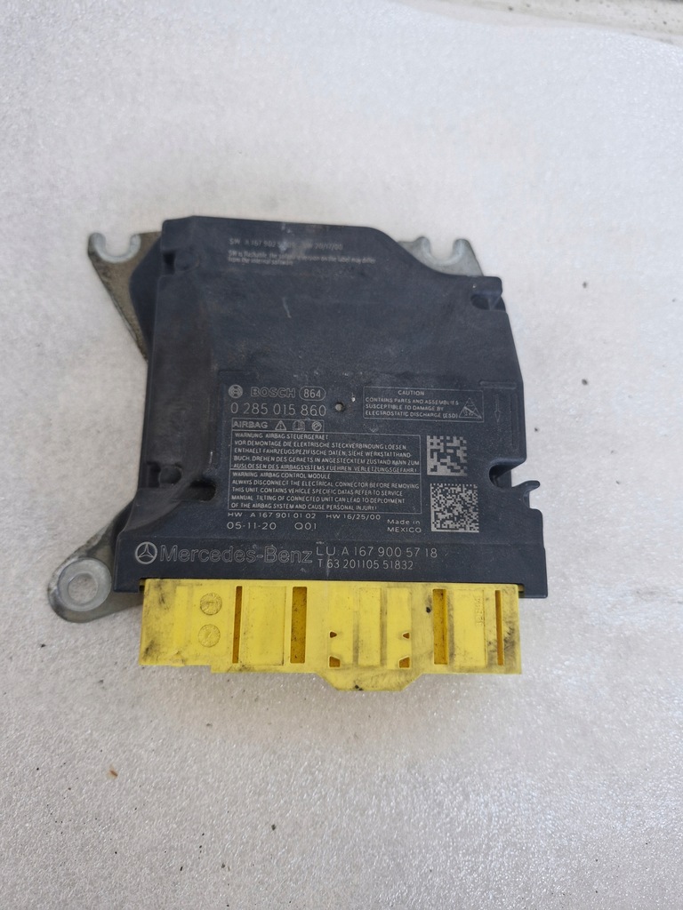 фото №1, Модуль блок управления подушка безопасности mercedes w167 a1679005718