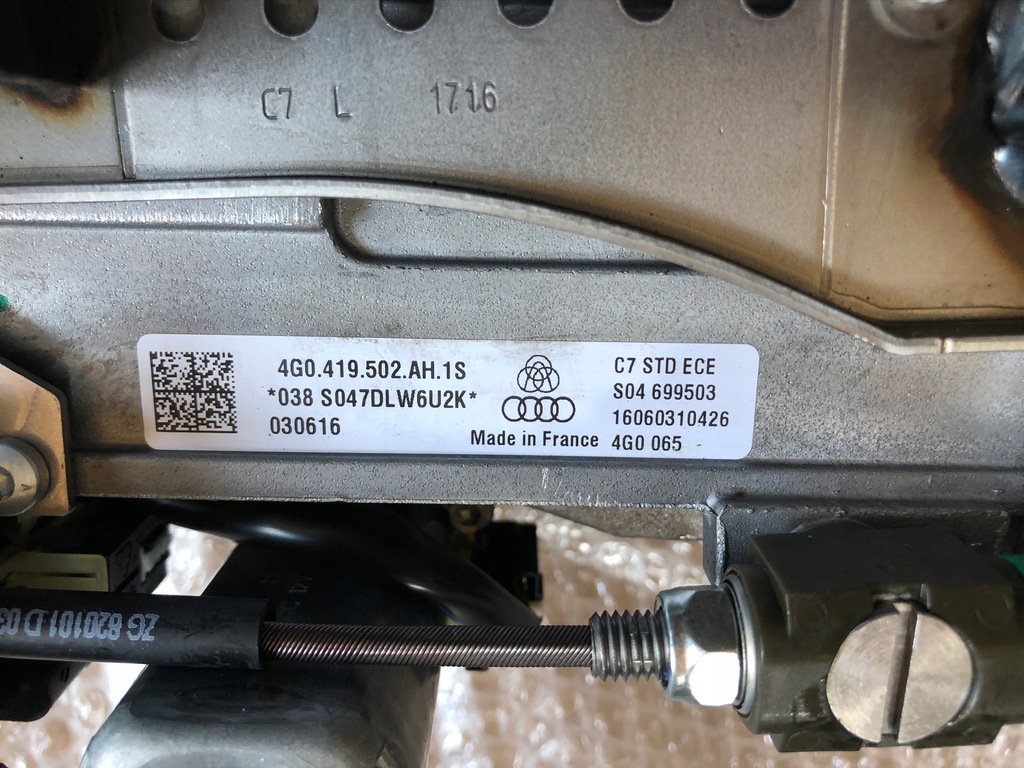 фото №9, Audi a6 a7 c7 lift колонка рулевая с подогревом воздуховод 26km пробег
