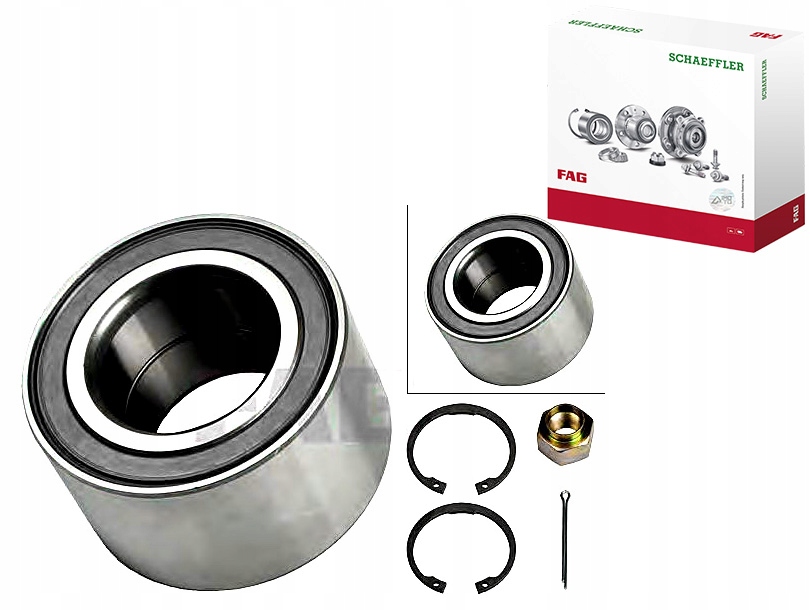 фото №11, Набор подшипник колеса перед l/p chevrolet aveo kalos lanos spark daewoo