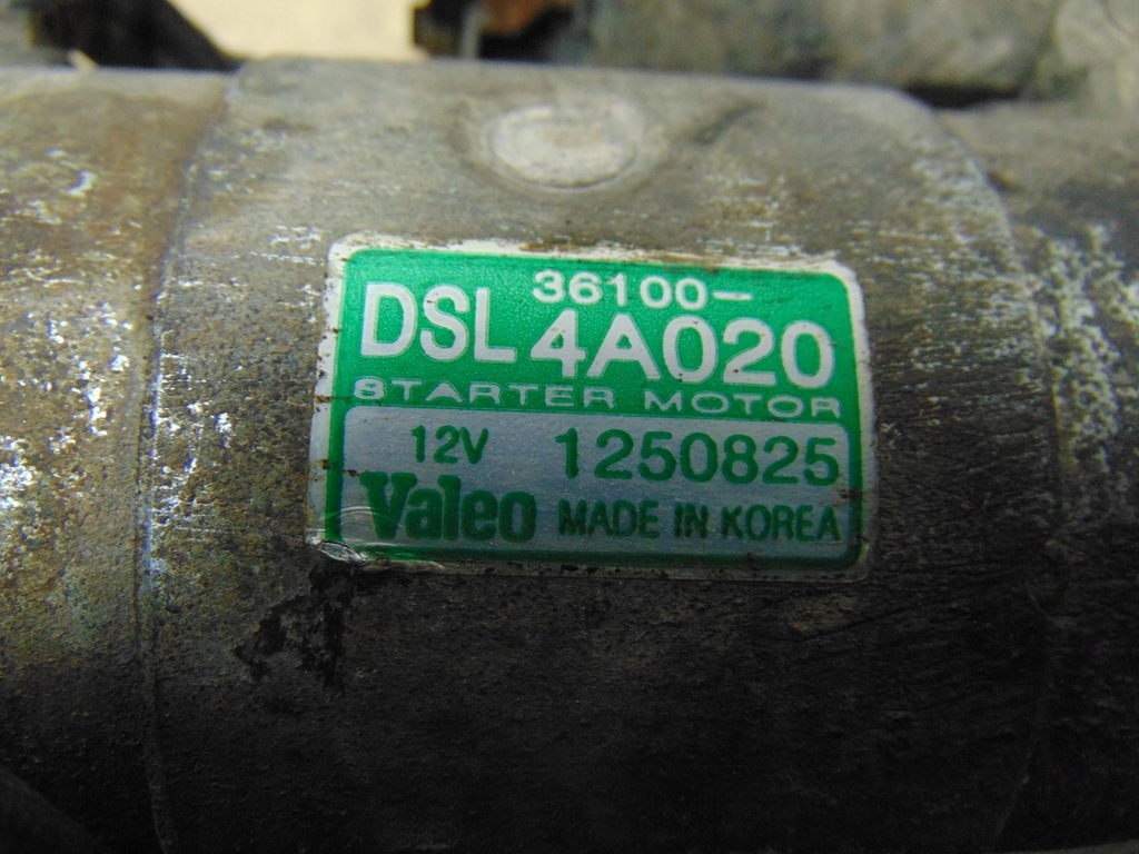 фото №13, Стартер hyundai h1 2007- 2.5 crdi 36100-4a020