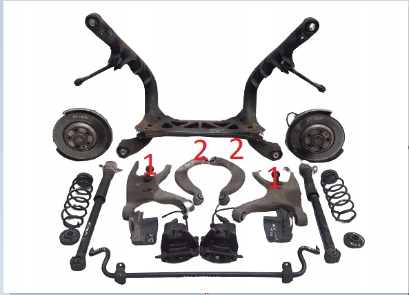 фото №1, Суппорт тормоза задняя audi a5 8t coupe 2.0tdi