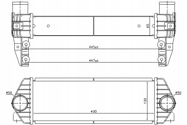 фото №1, Nissens інтеркулер ford tourneo connect transit c