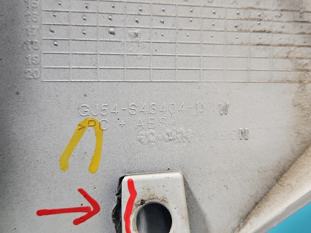 фото №10, Накладка задняя крышки ford escape iii 12- pnyw30 - оксфорд white solid c/c