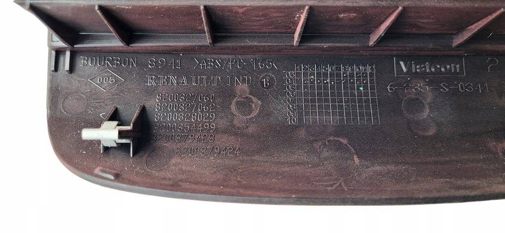 фото №3, Панель средний радио заводской renault modus 8200327060 8200377864