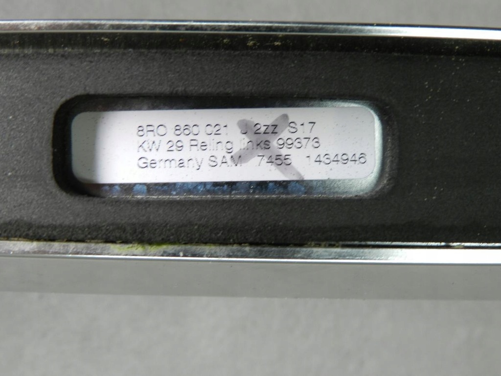 фото №7, Audi q5 8r рейлінги хром 8r0860022j 8r0860021j