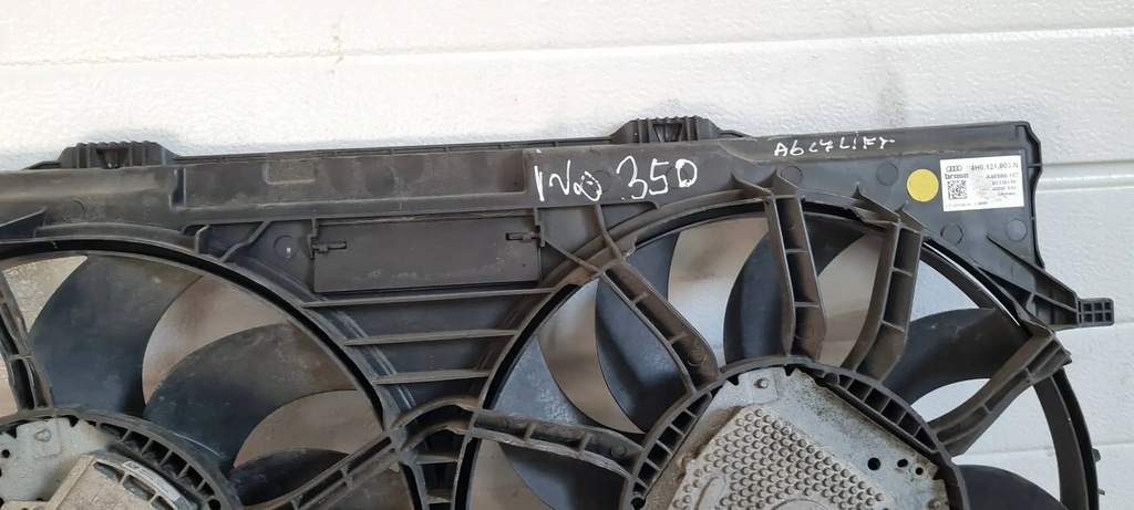 фото №14, A6 c7 4g вентилятори радіатора 3.0 tfsi tdi s4 b8 sq5 s5 a7 4h0121003n