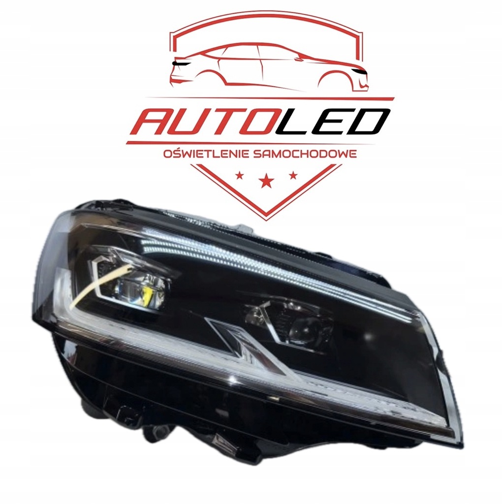 фото №1, Vw t6.1 лампа перед права full led lift комплектна з модулями idealna