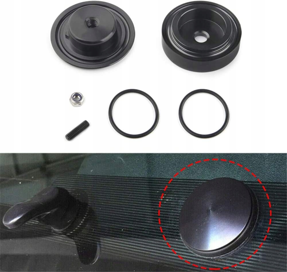 фото №9, Заглушка кришки двірники задній 30mm-40mm do vw golfa 4 5 6 7 sharan