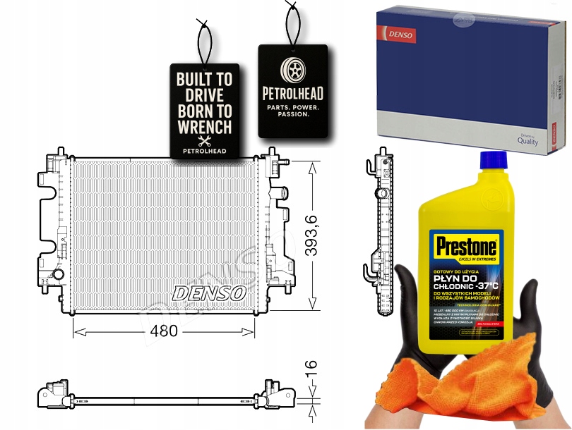 Купить Радиатор двигателя воды renault twingo 3 smart forfo #petrolhead pro+ kit5