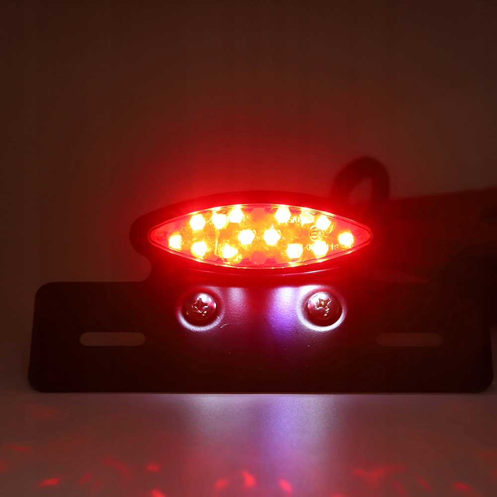фото №10, Мотоцикл овальный retro led задняя лампа регистрационная задняя лампа 1l