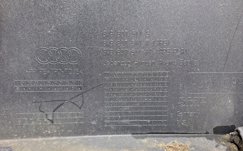 фото №15, Audi a4 b9 lift s line 8w9 бампер задній задня kombi avant 8w9807511t