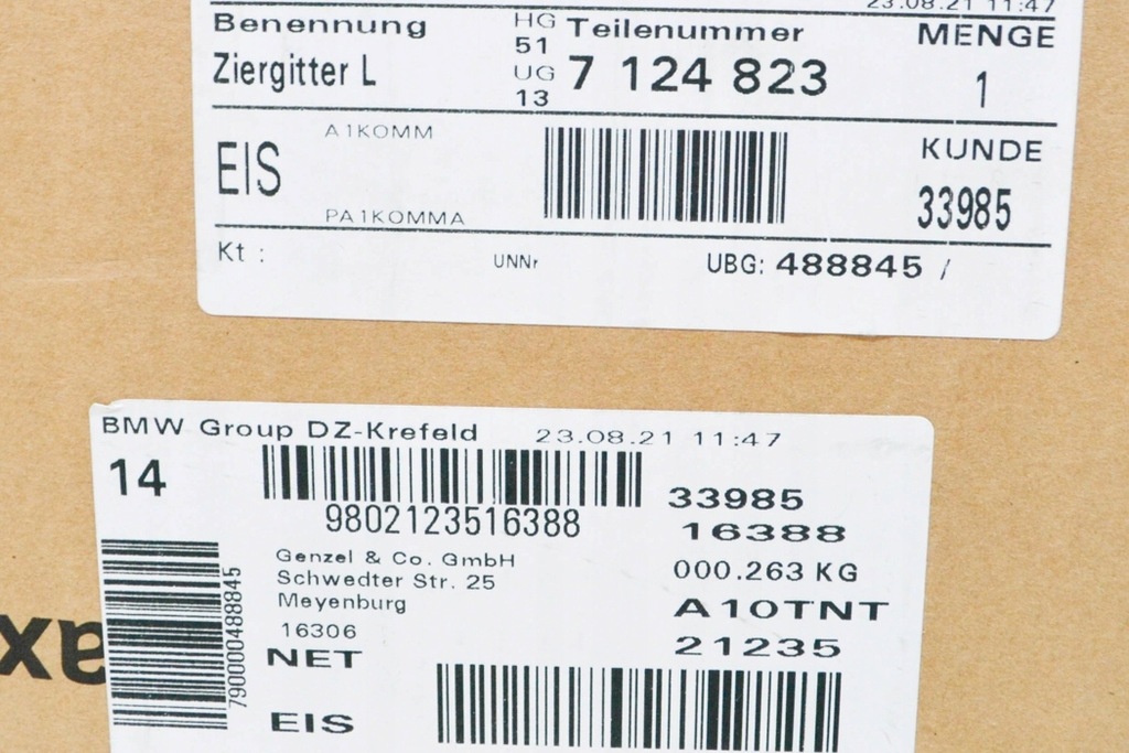 фото №10, Bmw x5 e53 tytanowa решётка впуск воздуха na капот левая 7124823