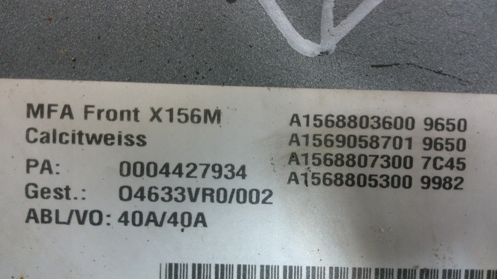 Бампер передній перед mercedes gla x156 a156 a1568803600 Київ