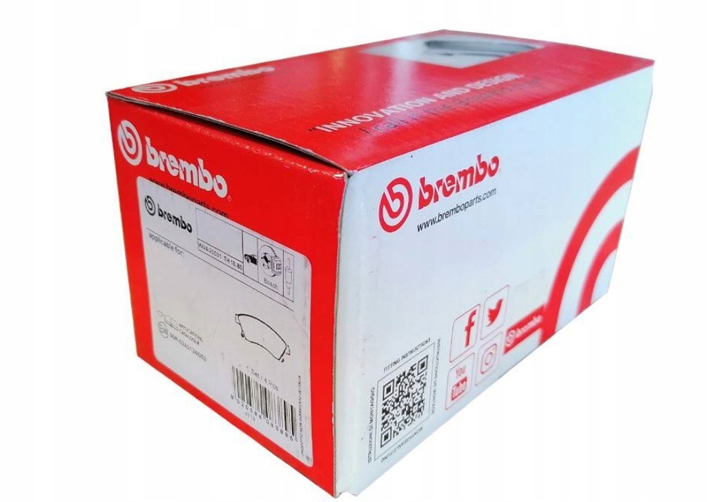 фото №1, Brembo p 61 063 набір гальмівних колодок гальмівних, гальма дискові