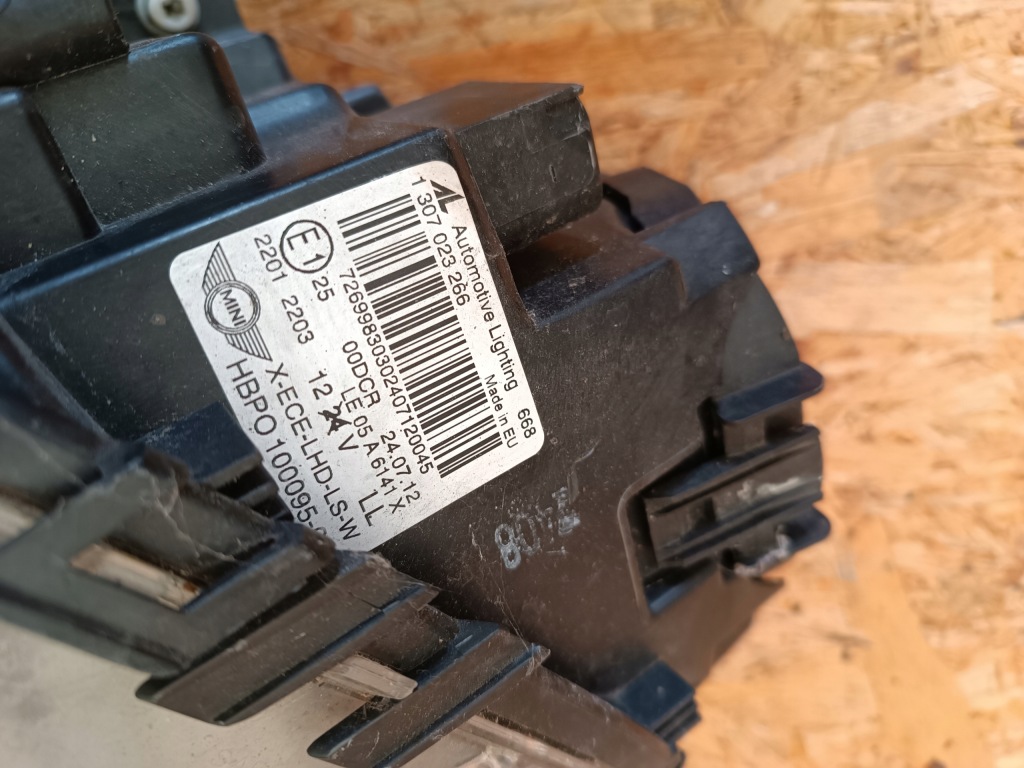 Лампа левый перед eu mini cooper r56 r55 ксенон 1307023266 Цена