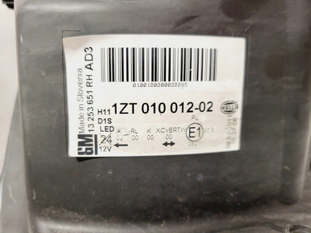 Opel astra j 4 iv bi ксенон dynamic led полный 13253651rh 13253650lh в Украине