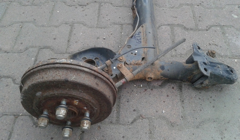 фото №5, Oś задня задня na гальмівні барабани hyundai getz 02-08
