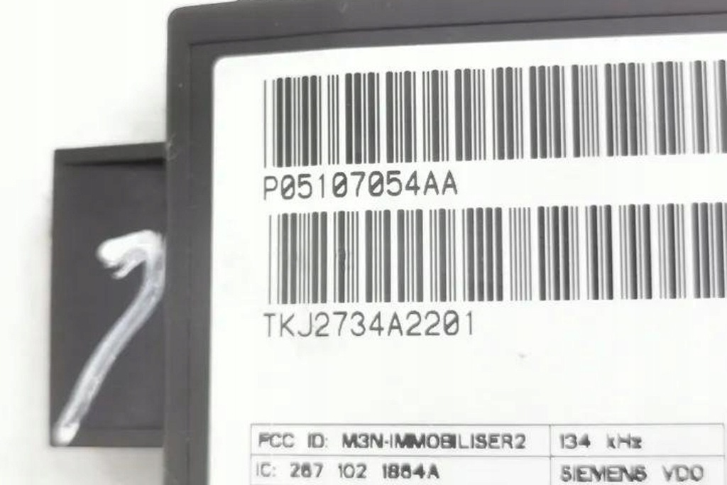 фото №7, Антенна иммобилайзер chrysler pt cruiser pt_ p05107054aa 2.2l дизель 89kw