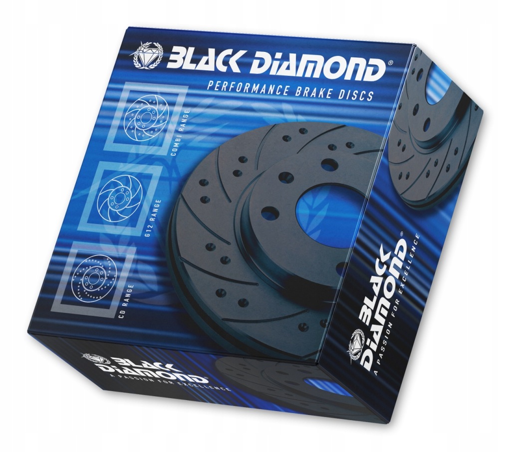 фото №3, Перфоровані гальмівні диски black diamond - mercedes slk r170 задня 278mm