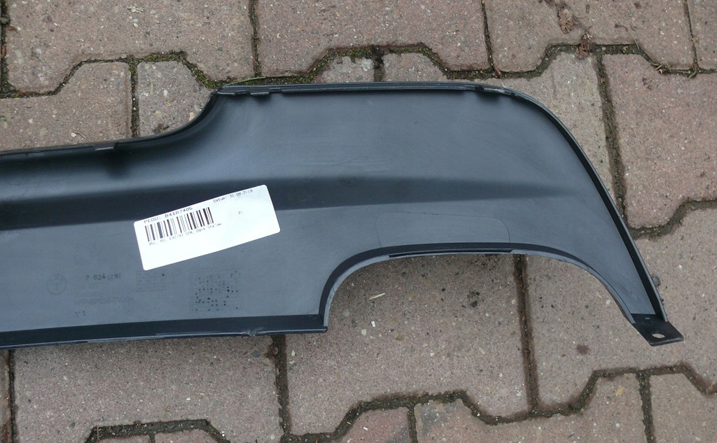 фото №12, Накладка спойлер дифузор dół бампера задня m-pakiet bmw e92 e93 05-13