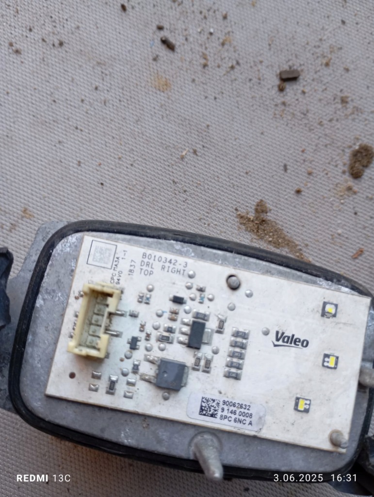 фото №3, Модуль правый jeż led drl led свет дневного renault megane iv 4 285753299