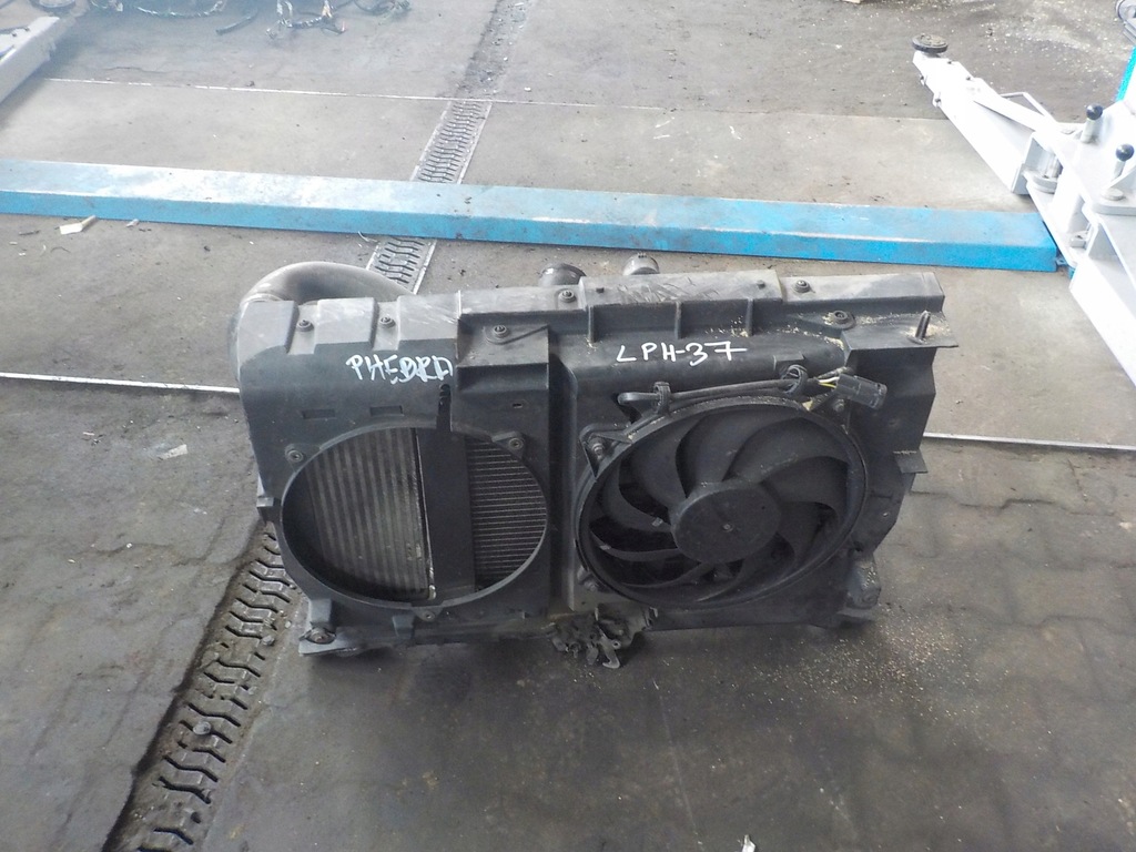 фото №1, Lancia phedra 2.0d радиатор pas перед вентиляторы