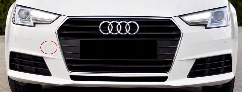 фото №16, Audi a4 b9 basis 15-19 заглушка фаркоп перед 8w0 оригинальный номер