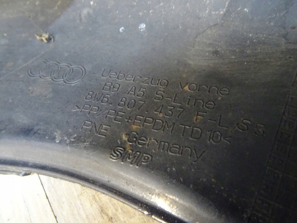 фото №14, Audi a5 s5 b9 8w s-line ксенон 6 pdc бампер перед передний 8w6807437f llu