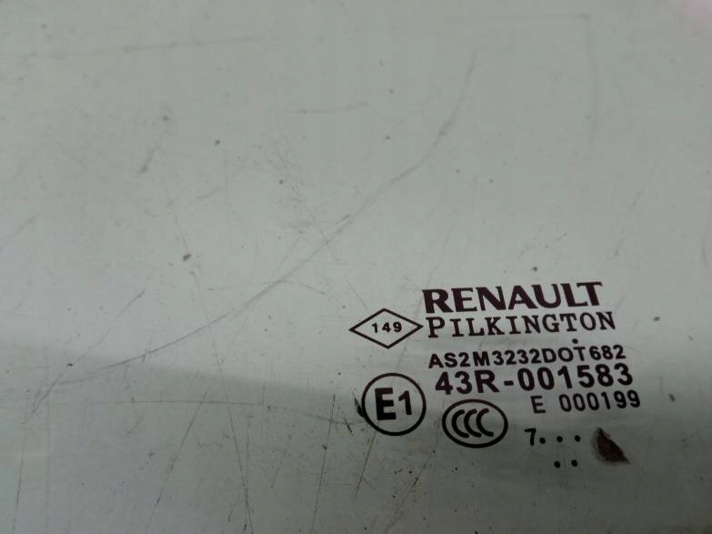 фото №2, Стекло дверь левый задняя 17 r 5d pilkington renault captur i 2013-