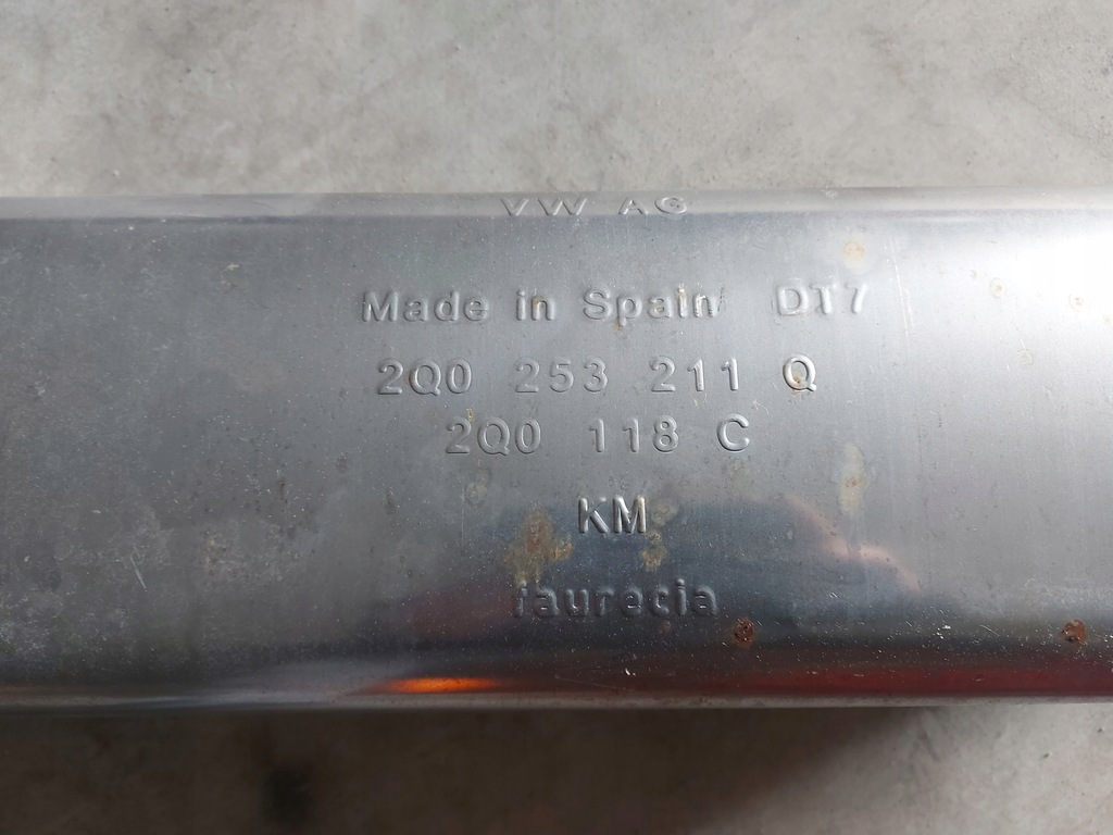 фото №6, Audi a1 82a труба выхлопная гаситель конечный 2q0253611g 35tfsi