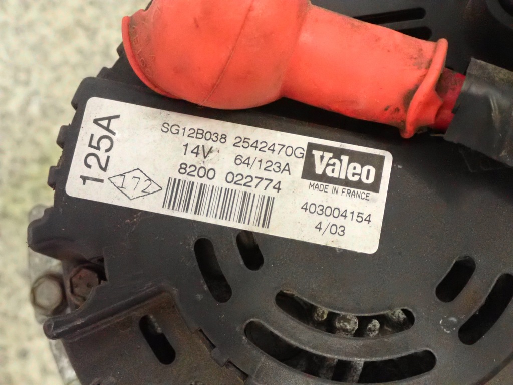 фото №7, Nissan almera n16 03-06 1.5 dci генератор дизель