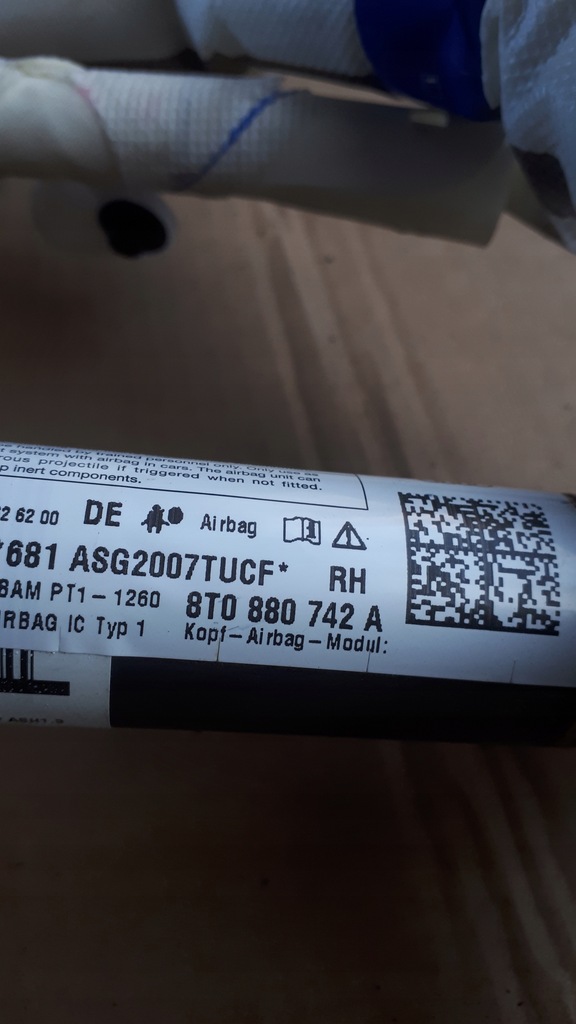 фото №10, A5 8t s5 шторка безпеки подушка безпеки права coupe 8t0880742a