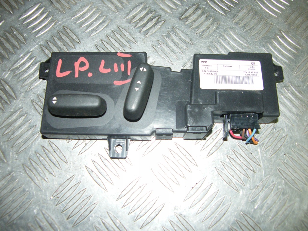 фото №1, Перемикач панель регулювання сидіння водія лівий renault laguna iii