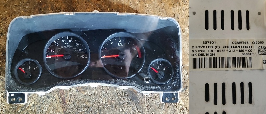 фото №1, Счетчик приборы jeep patriot compass 68080413ac гарантия