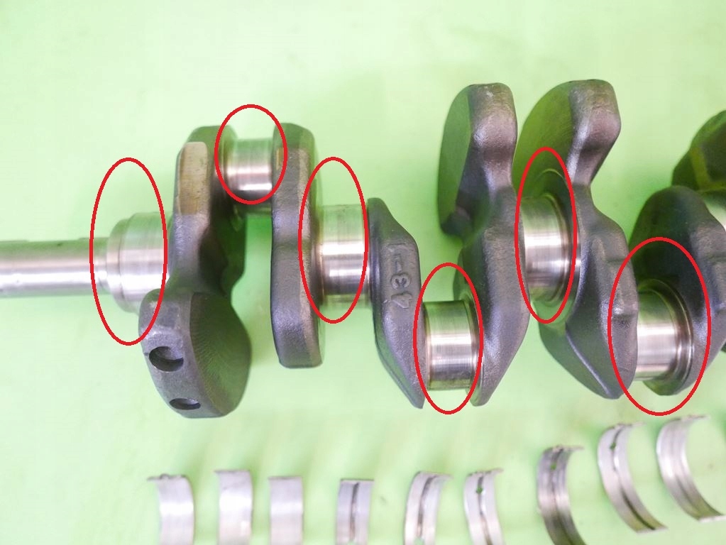 фото №8, Wał колінчастий nissan almera ii n16 1.5 16v qg15 00-