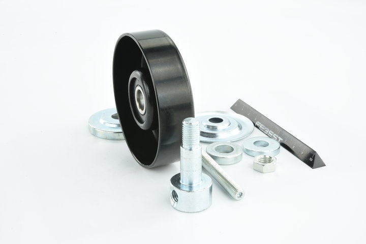 фото №11, Ролик натягувач ремінь кондиціонера набір nissan 350z z33 200 | 0287-v36 feb