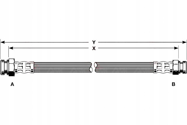 фото №1, Trw шланг гальмівний elast. mitsubishi galant iii