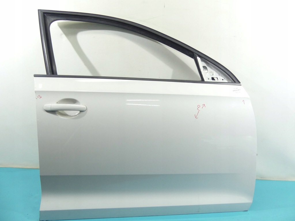 фото №2, Двері перед праве skoda rapid 16r білий lf9e